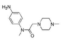N- (4-أمينوفينيل) -N-methyl-2- (4 ميثيل بايبيرازين -1-ييل) الأسيتاميد